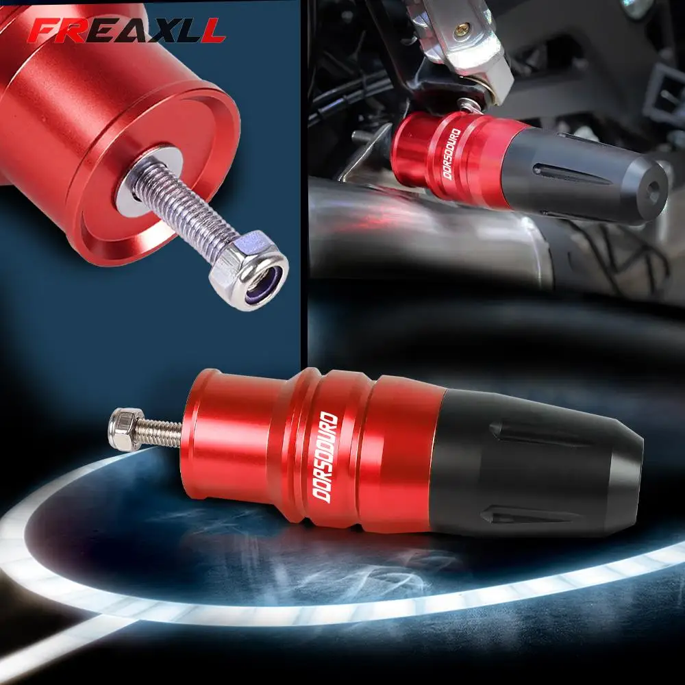 

Motorcycle CNC Frame Crash Bar Engine Case Sliders Crash Pads Exhaust Sliders Crash Protector For Aprilia DORSODURO 2007-2016