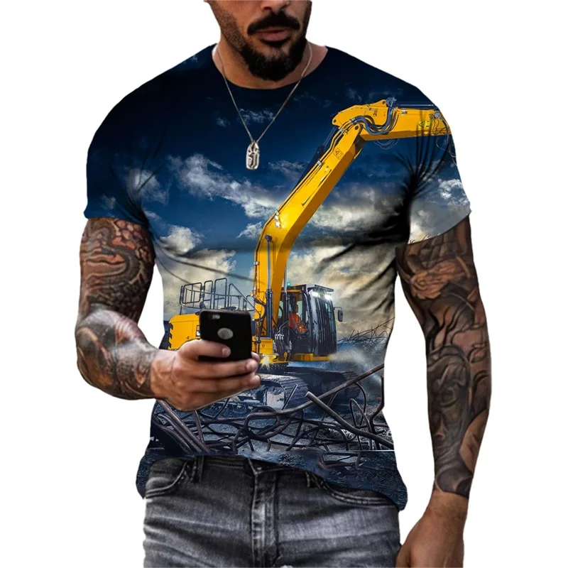 

Футболка мужская быстросохнущая с коротким рукавом и 3D-принтом