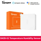 Датчик температуры и влажности SONOFF SNZB-02 ZigBee умный дом eWeLink приложение для проверки в режиме реального времени работает с ZBBridge Alexa Google Home