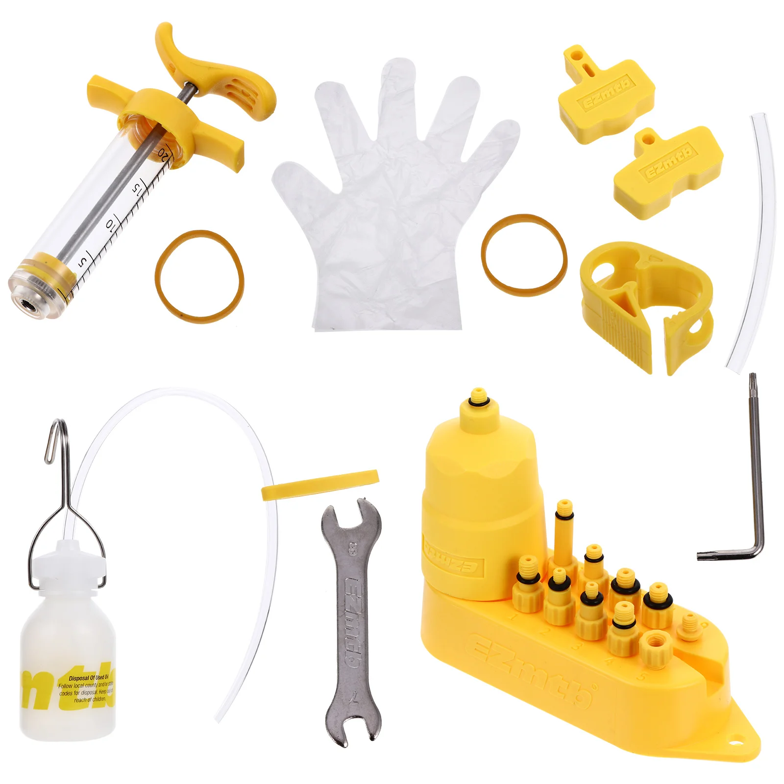 

Oil Mineral Kit Bleeder Repair Tool Brake Hydraulic Tools Bleed Syringe Bike Funnel Disc Set Fluid Oiling Repairing Mtb Disk