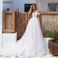 herburnl sweetheart romantic wedding dress fashion 2022 floor length charming backless beaded appliques bride cap sleeve tulle