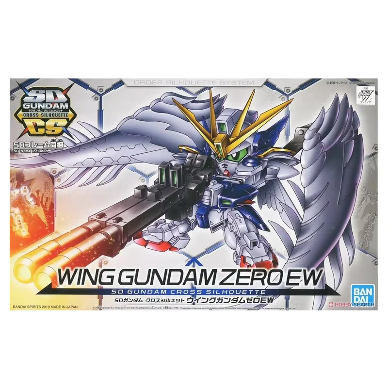 Фигурки героев аниме BANDAI GUNDAM SDCS WING Gundam ZERO EW ПВХ фигурки роботов для сборки