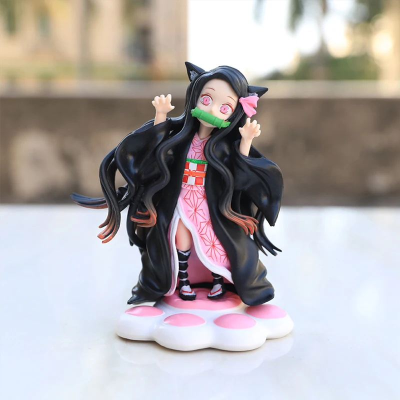 

Demon Slayer Kamado Nezuko Anime Figure Gk Kimetsu No Yaiba Statue Figurine 15cm Pvc Model Doll Kawaii Collectible Toys Gifts