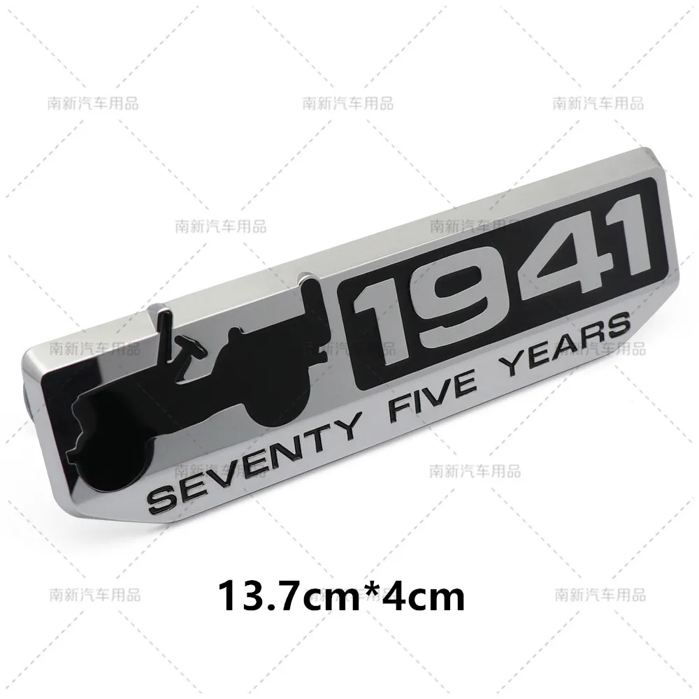 

Металлический значок «Семьдесять пяти лет», эмблема заднего багажника, наклейка на передний капот автомобиля, логотип для Grand Cherokee Wrangler Liberty Compass