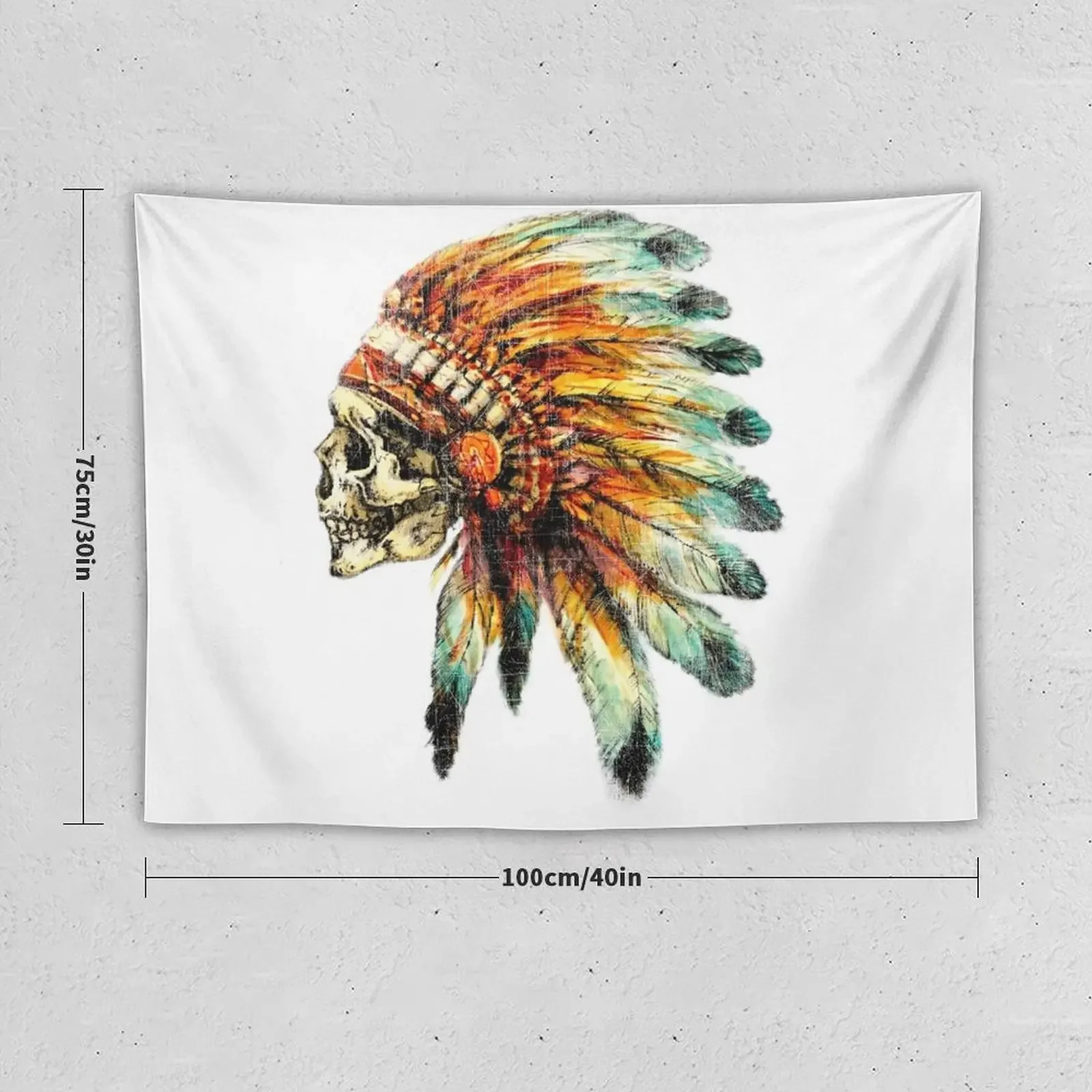 Оригинальный американский гобелен в виде черепа chiф дизайнерское украшение для