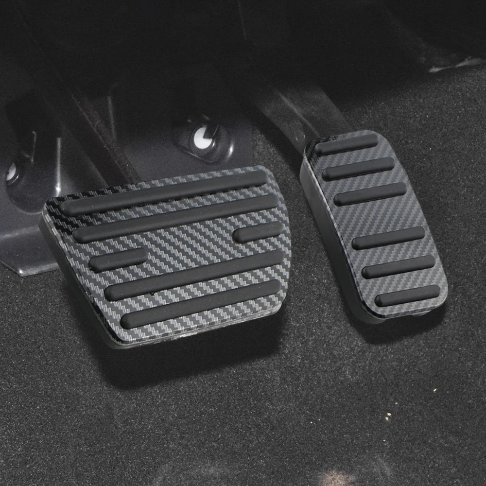 

Carbon Fiber AT Car Pedal Cover for Honda Civic CRV CR-V Jade Accord Elysion Odyssey Replacement Gas Brake Pedals Covers