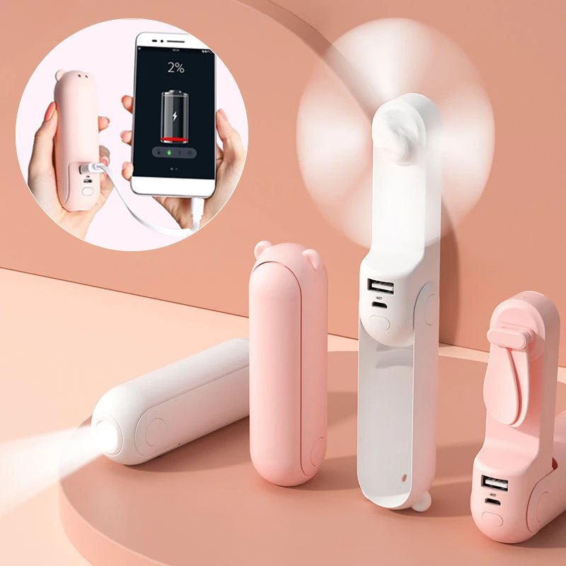 

Xiaomi USB Mini Fan Portable Handheld Electric Fans Rechargeable Quiet Pocket Cooling 2000mAh Hand Fan High Quality