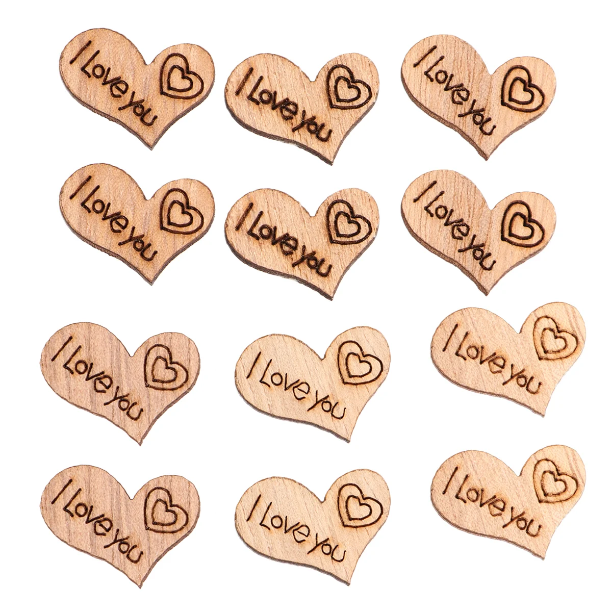 

Heart Wood Valentine Wedding Table Pieces S Day Ornament Shape Embellishment Decor Decoration Cutout Diy Ornaments Wooden Party