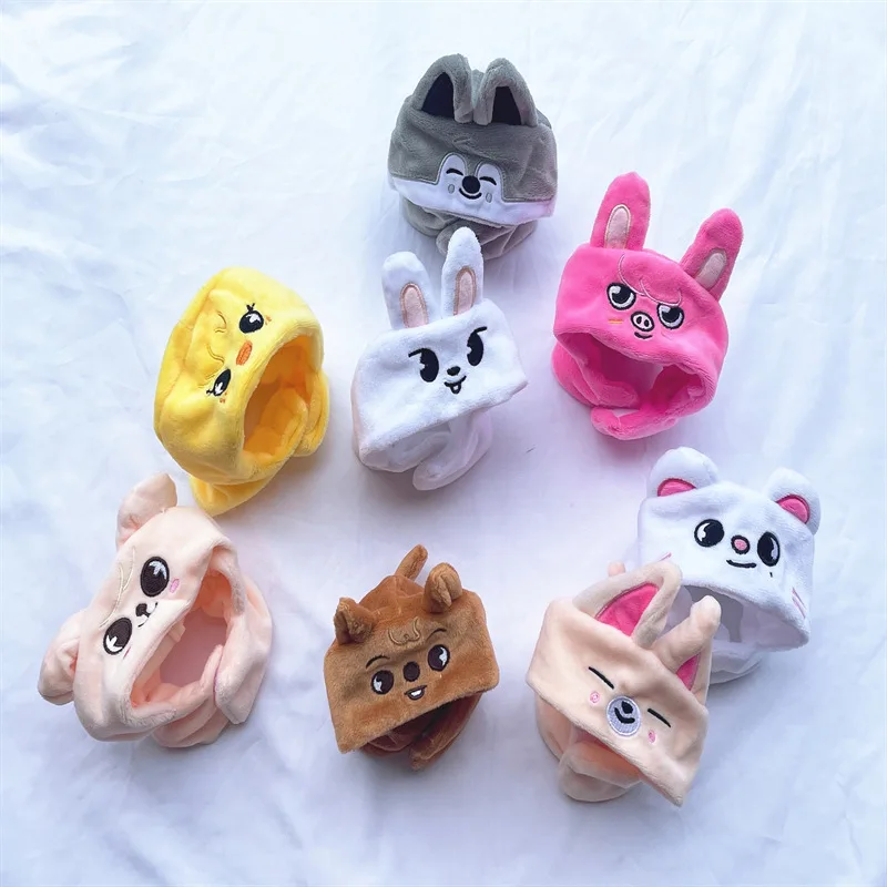 

KPOP Stray Kid Skzoo Concert Light Cover Doll Accessories Cape Hat Lampshade Fans Gift