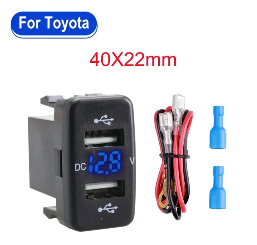 Быстрое зарядное устройство автомобильное с двумя портами 12-24 В 4 2 А розетка