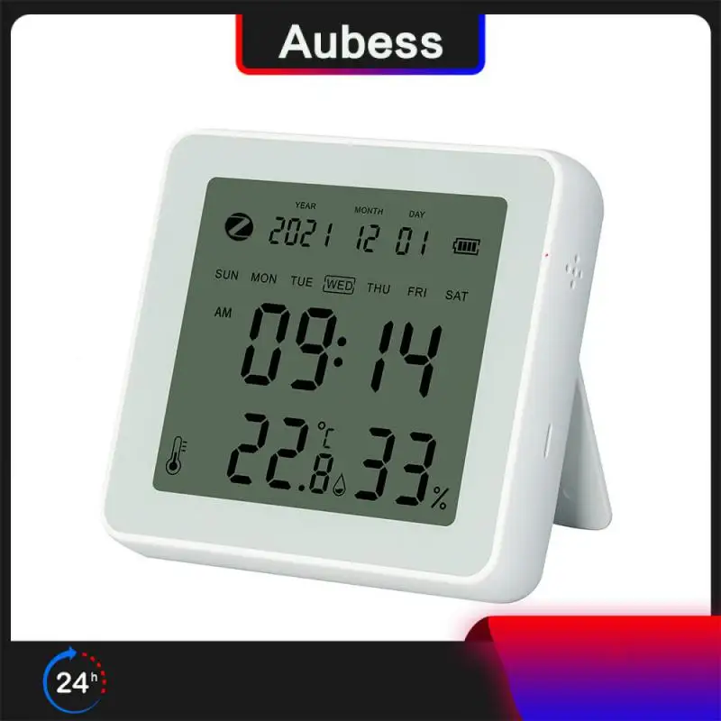 

Smart Home Thermometer Detector Universal Tuya Zigbee Home Assistant Wireless Thermometer Remote Monitor Voice Control Assistant