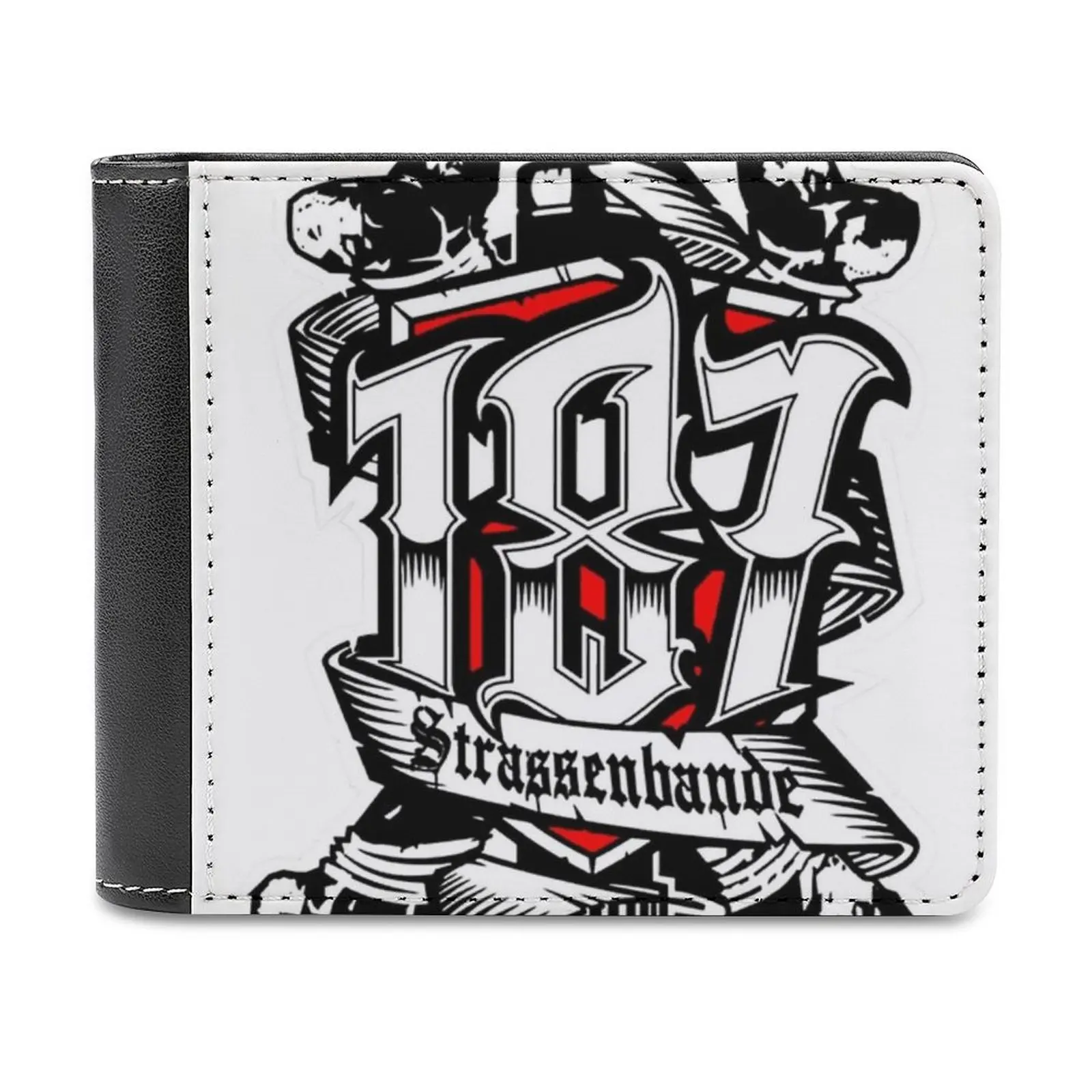 

187 Smokezz Hiphop Leather Wallet Men Slim Purse Card Holder Wallets Money Bag Personalized Wallet Pattern Leather Wallets Gift
