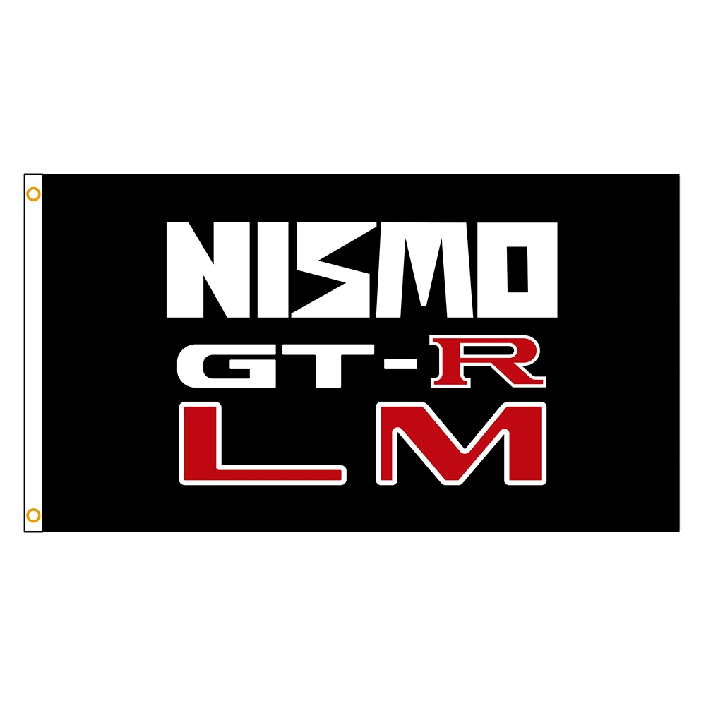 

90x150cm GTR NISMOS Racing Flag Polyester Printed Car GT Home or Outdoor Banner For Decoration