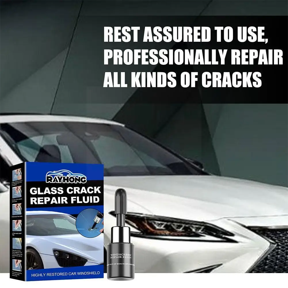 

Car Windshield Glass Repair Resin Kit Glass Repair Sealants Window Restore Scratch Liquid Diy Fillers Tools Crack Glass Car S5s4