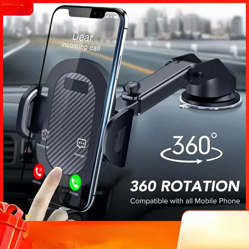 

2023NEW 360° Windshield Mobile Cell Support Smartphone Mount Stand 12 11 7