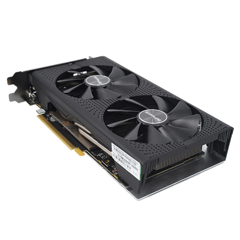Б/у Видеокарта SAPPHIRE RX 590 580 8 ГБ графический процессор Radeon видеокарта Nitro AMD экран