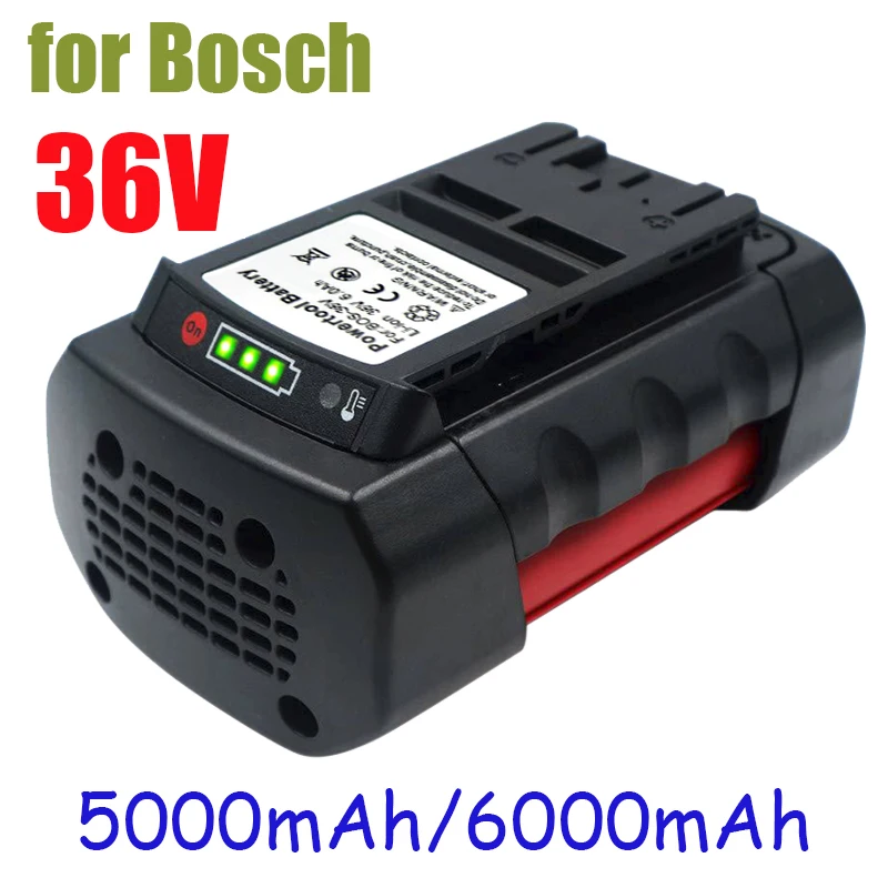 

Новый Сменный литий-ионный аккумулятор 36 в 5,0 Ач/6,0 Ач для электроинструмента Boschs BAT810 BAT836 BAT838 BAT840