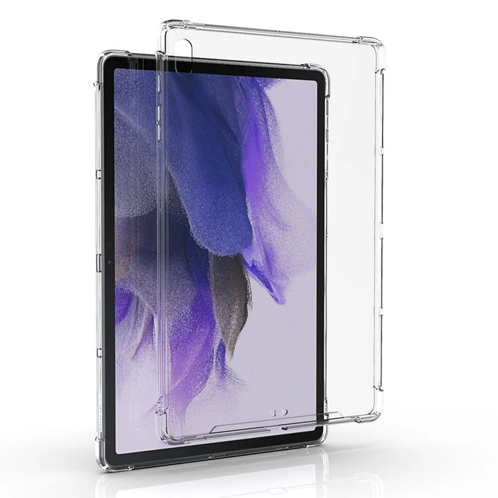 

Silicone TPU Case For Samsung Galaxy Tab S8 Ultra A7 Lite A8 soft Anti-drop Four airbags tablet Case For T870 T875 T970 T730 500