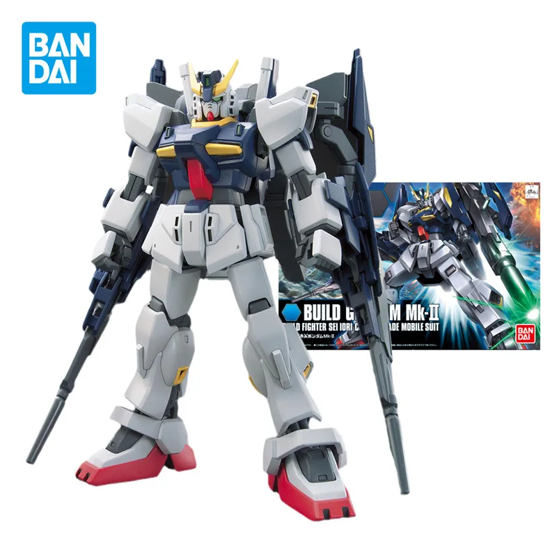 

Детская сборная игрушка Bandai, модель робота HG 1/144, строительная планшка, искусственное аниме, подвижные коллекционные игрушки для мальчиков, подарок