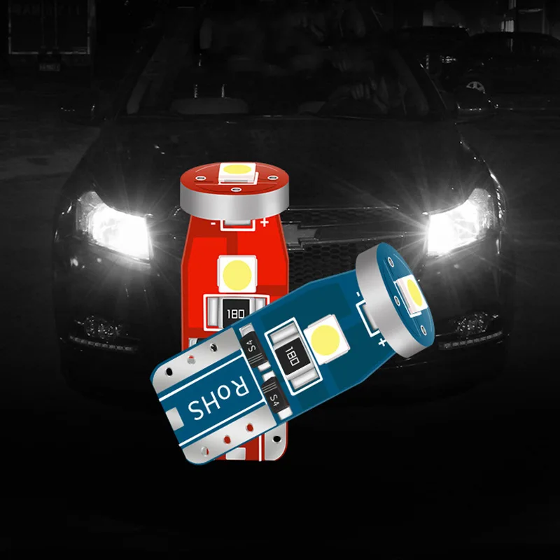 

20/10PCS T10 3030 LED Bulbs IP65 12V 6000K LED Car Interior Map Dome Lights Parking Light Auto Signal Lamp Plate Tail Light