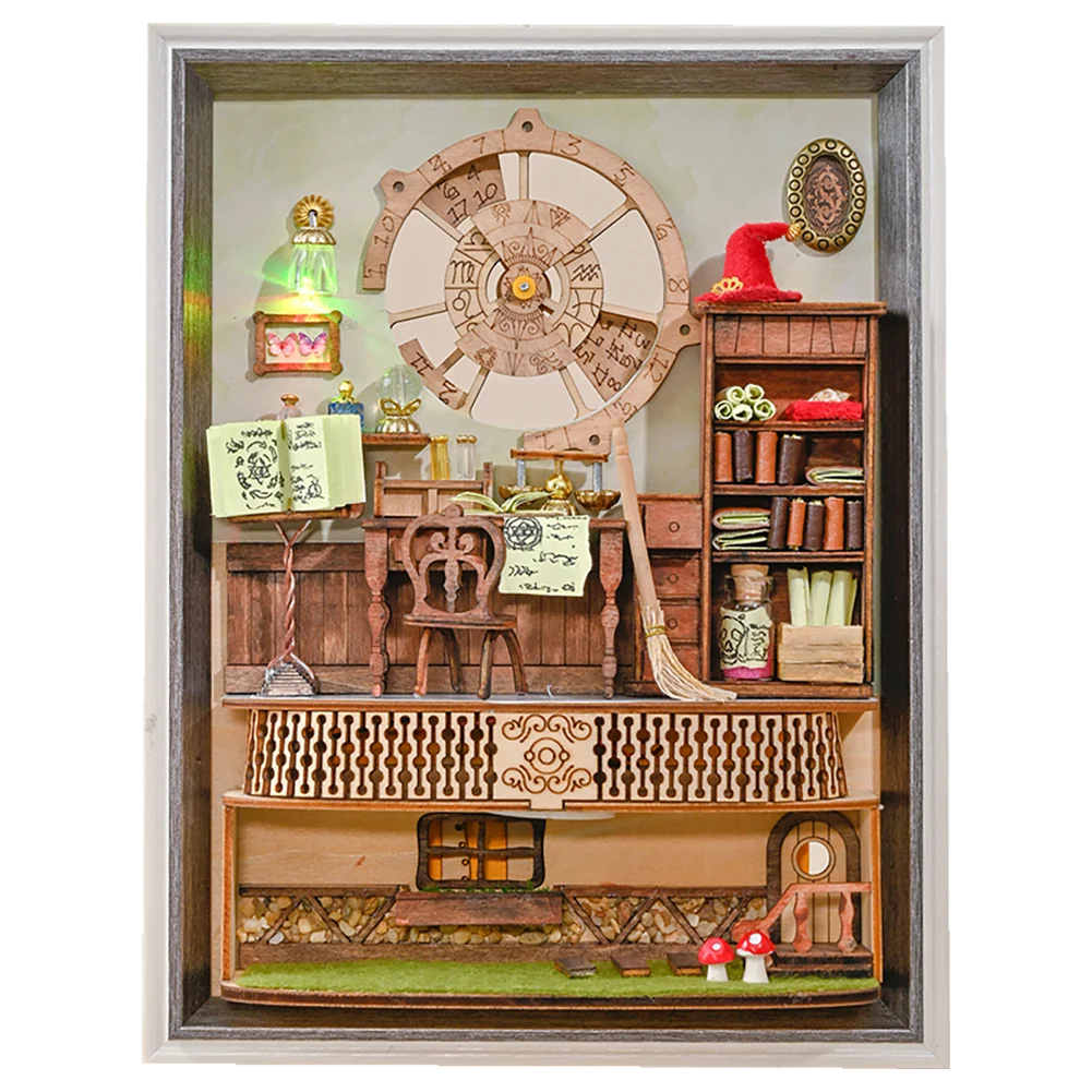 Кукольный домик сделай сам деревянный миниатюрный набор мебели фоторамка