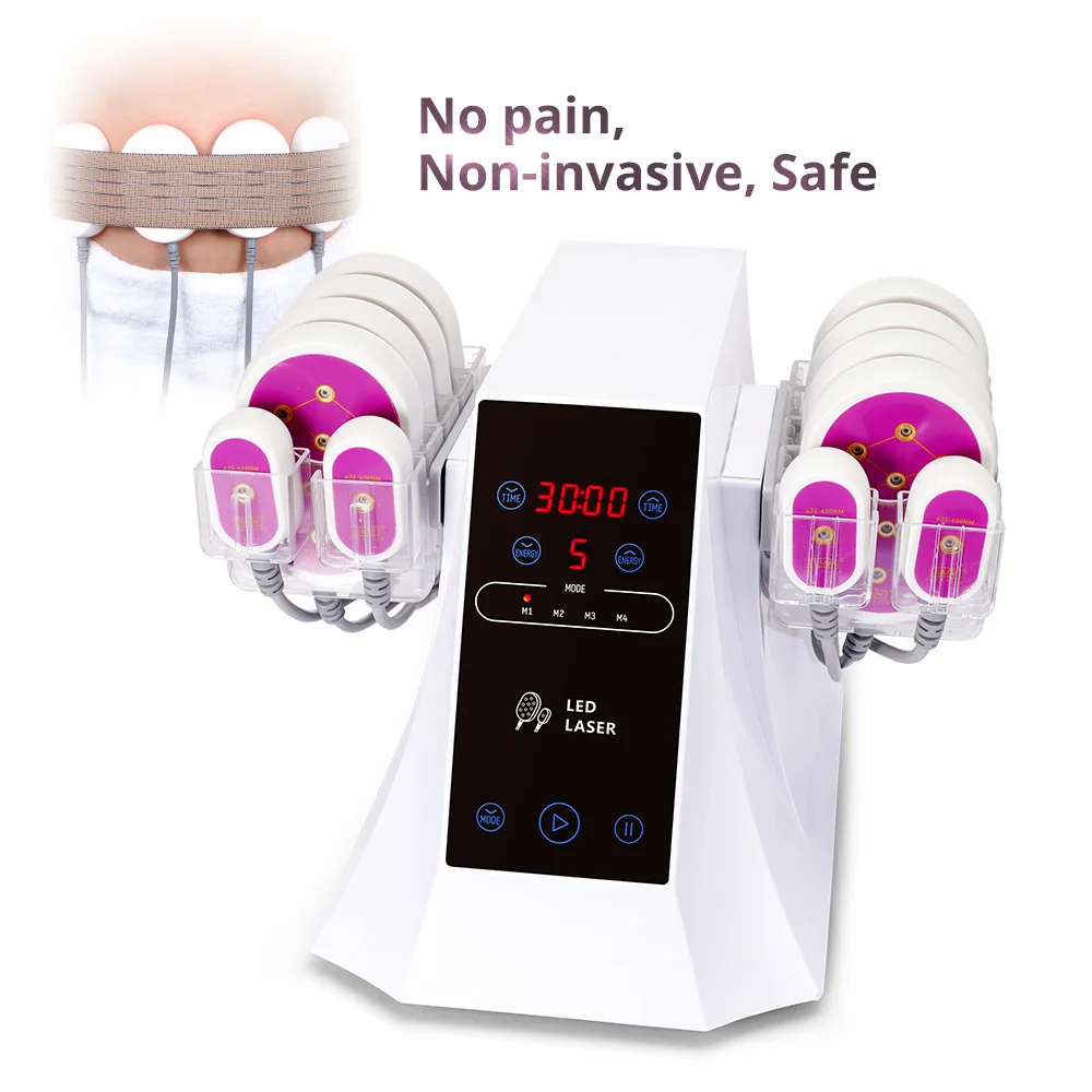 Портативная 12 липо-лазерных аппарат для похудения 5 МВт липо-машина скульптура