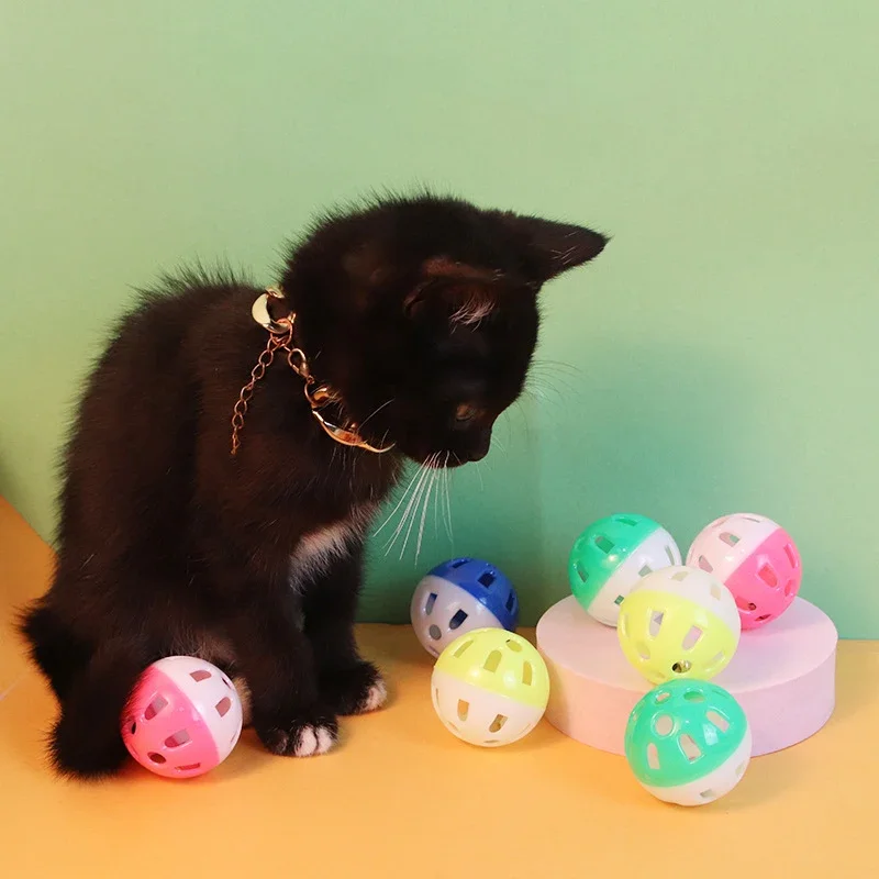 Пластиковые мячики для кошек 1/5/10 шт