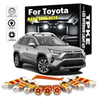 TPKE Canbus Светодиодная лампа для освещения салона автомобиля Kit для Toyota RAV4 2001-2018 2019, купольная лампа для багажника, зеркала, номерного знака без ошибок