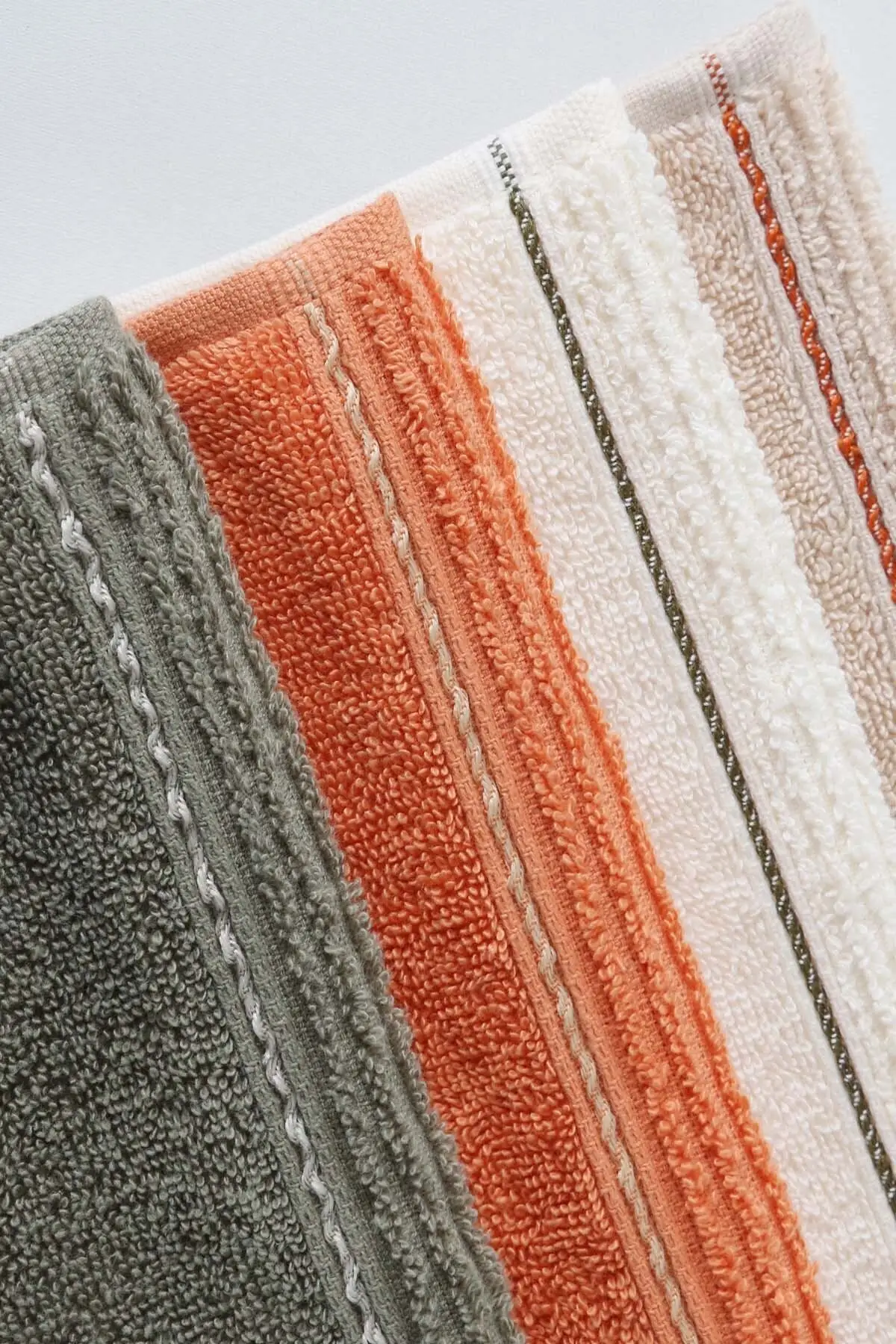 

Carmne Extra Soft Modern Towel 50x90 Color Quality Turkish Planting Fabric 4 Pcs