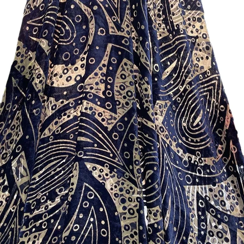 

1 м * 1,4 м, черная Цветочная африканская кружевная Бархатная ткань, парчовая ткань из искусственного велюра, жаккардовая ткань для рукоделия, шитье одежды, платьев