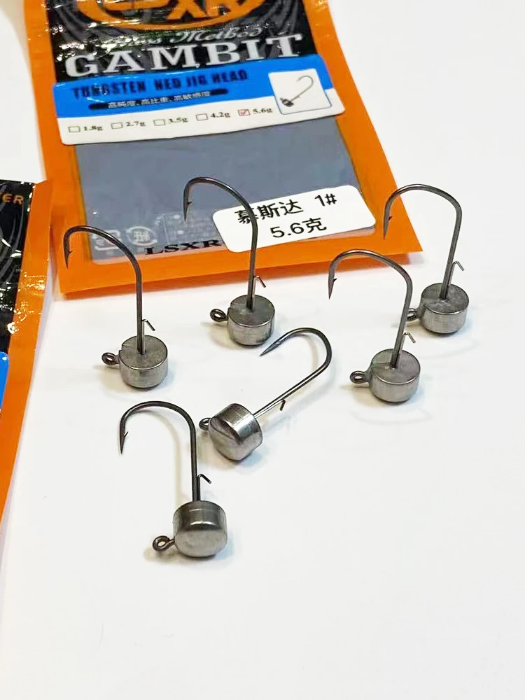 LSXR Высокое качество чистая вольфрамовая сталь 97% крючок Luya Ned высокая плотность