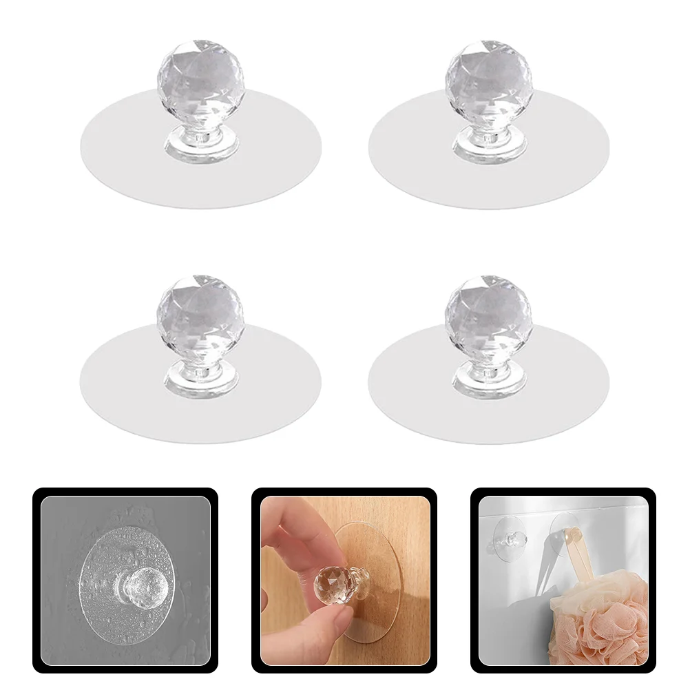 

Knobs Drawercrystal Doorcabinet Furniture Handlehandles Knob Decorative Clear Glass Vintage Cupboard Kitchen Round Exterior