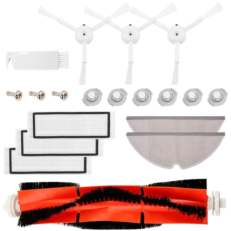 

Accessory Kit Compatible for RoborockE35 E25 E20 S50 S6 S51 Xiaomi Mijia Vacuum Cleaner Replacement Parts