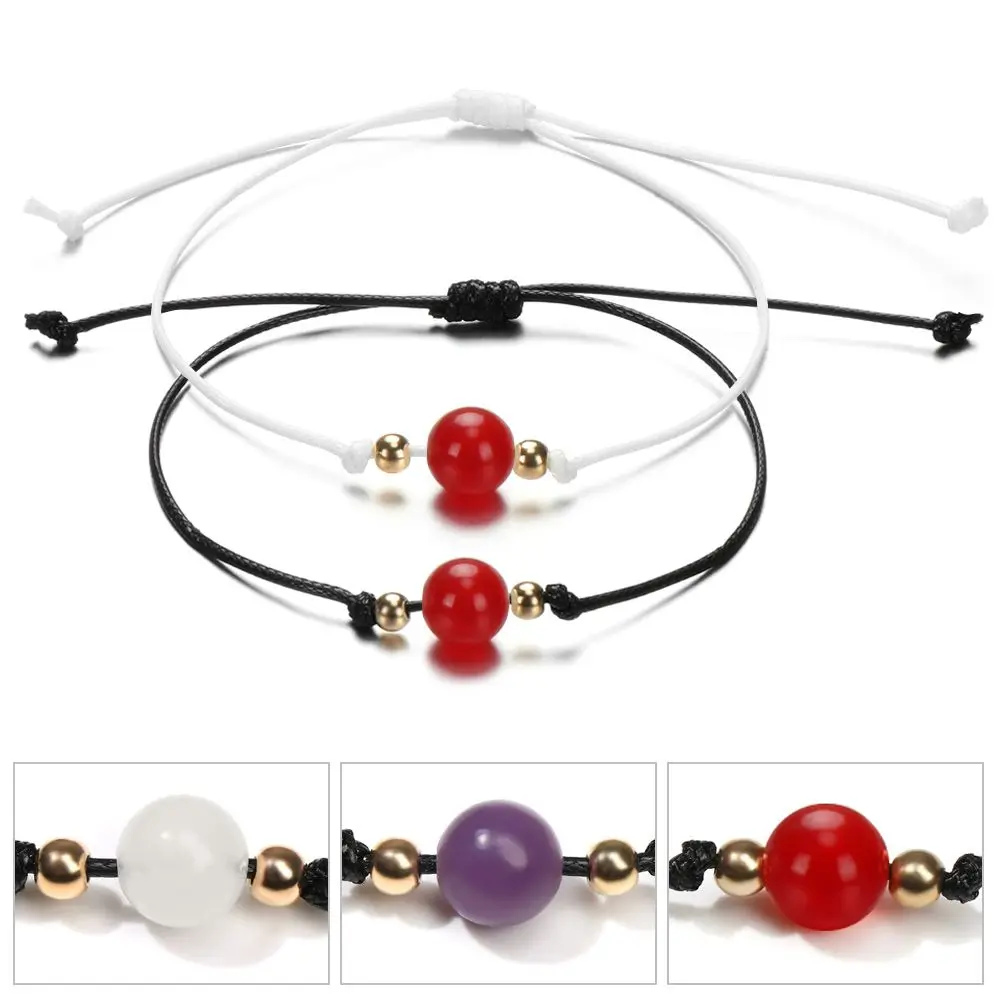 

2Pcs Fashion Wish Cards Yoga Reiki Braided Beaded Bracelet Carnelian Crystal Bracelet Healing Gemstone Bracelet Anklet