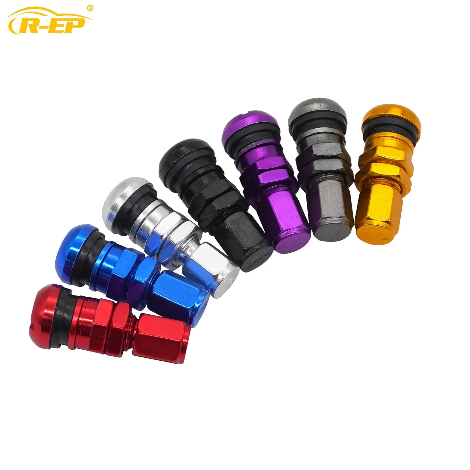 

4PCS Universal Tire Wheel Snap-in Valve Stems Fits for Car Motorcycle Bike Wheel Tires Valves Tyre Stem