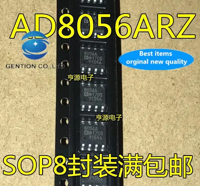 

10pcs 100% orginal new in stock high-speed operational amplifier chip AD8056ARZ AD8056AR AD8056 8056A SOP-8