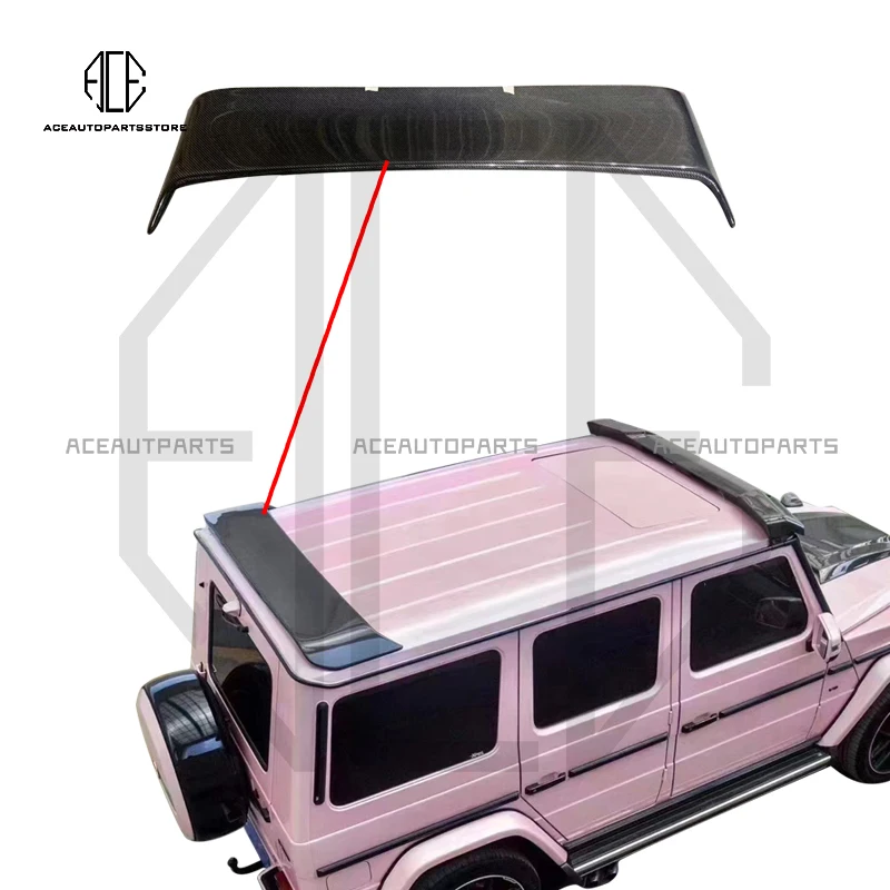 

Спойлер на крышу из стекловолокна BS Style Frp для Mercedes Benz G-Class W463 G55 G500 G63 G65 Amg 2010-2018