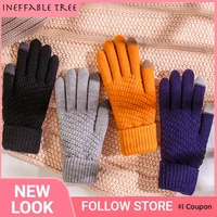 2022 gloves womens winter cute imitation cashmere riding gloves womens winter gloves women