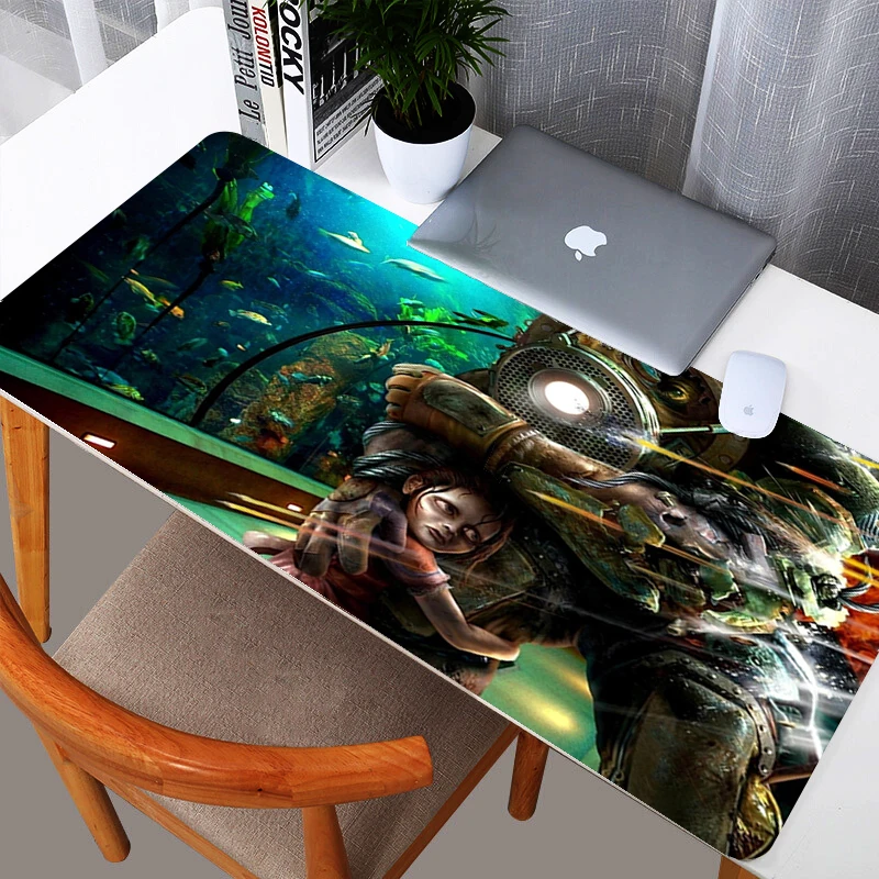 

Bioshock Mouse Pad Gamer Home New XXL Desk Mats keyboard pad Mouse Mat Anti-slip Soft Gamer Laptop Office Desktop Mouse Pad