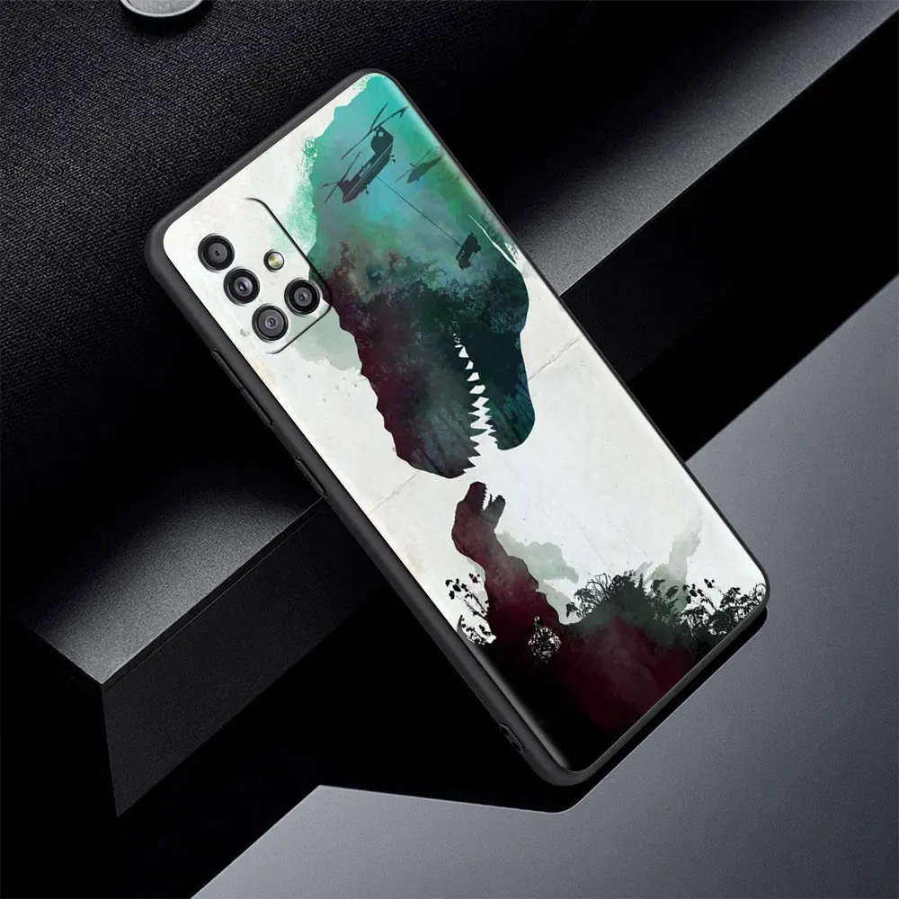 Чехол с динозаврами Юрского периода для Samsung Galaxy A52 A51 A12 A21s A32 мягкий чехол