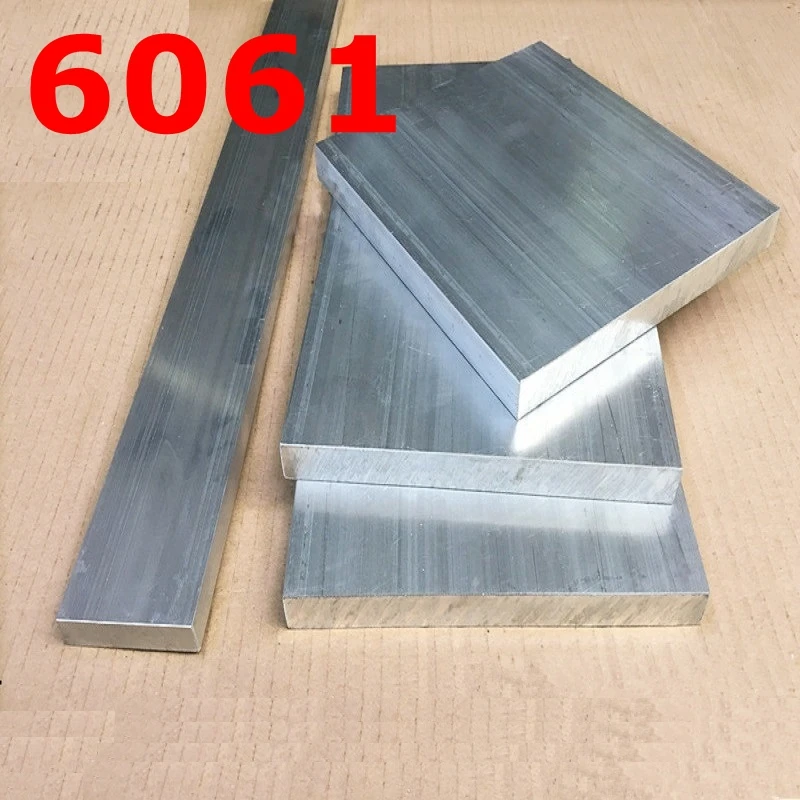 6061 Aluminium Flat Bar 3mm 4mm 5mm 6mm 8mm Flat Plate Sheet All size in stock For CNC Machinery Parts customize