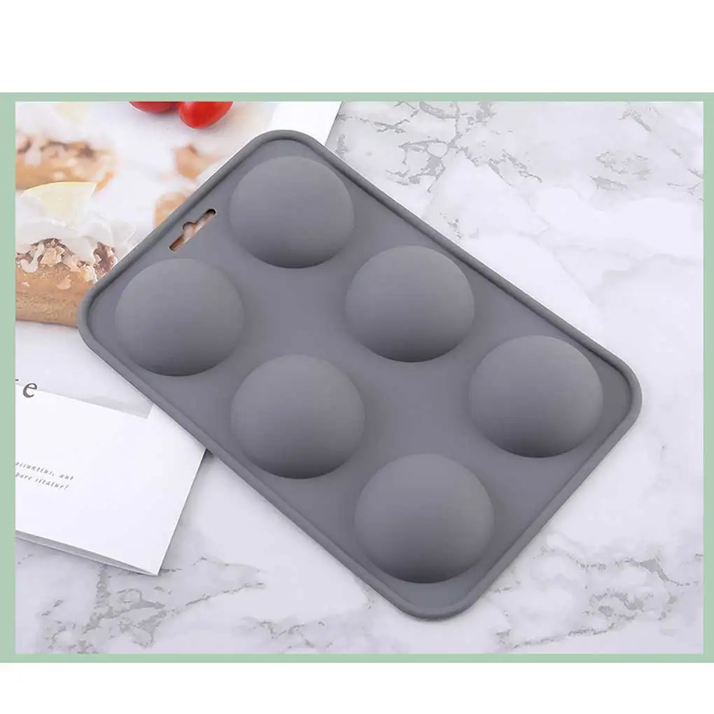 

2 Pcs Silicone Cake Baking Pan Semicircle Muffin Cup Mold Bakeware Mould
