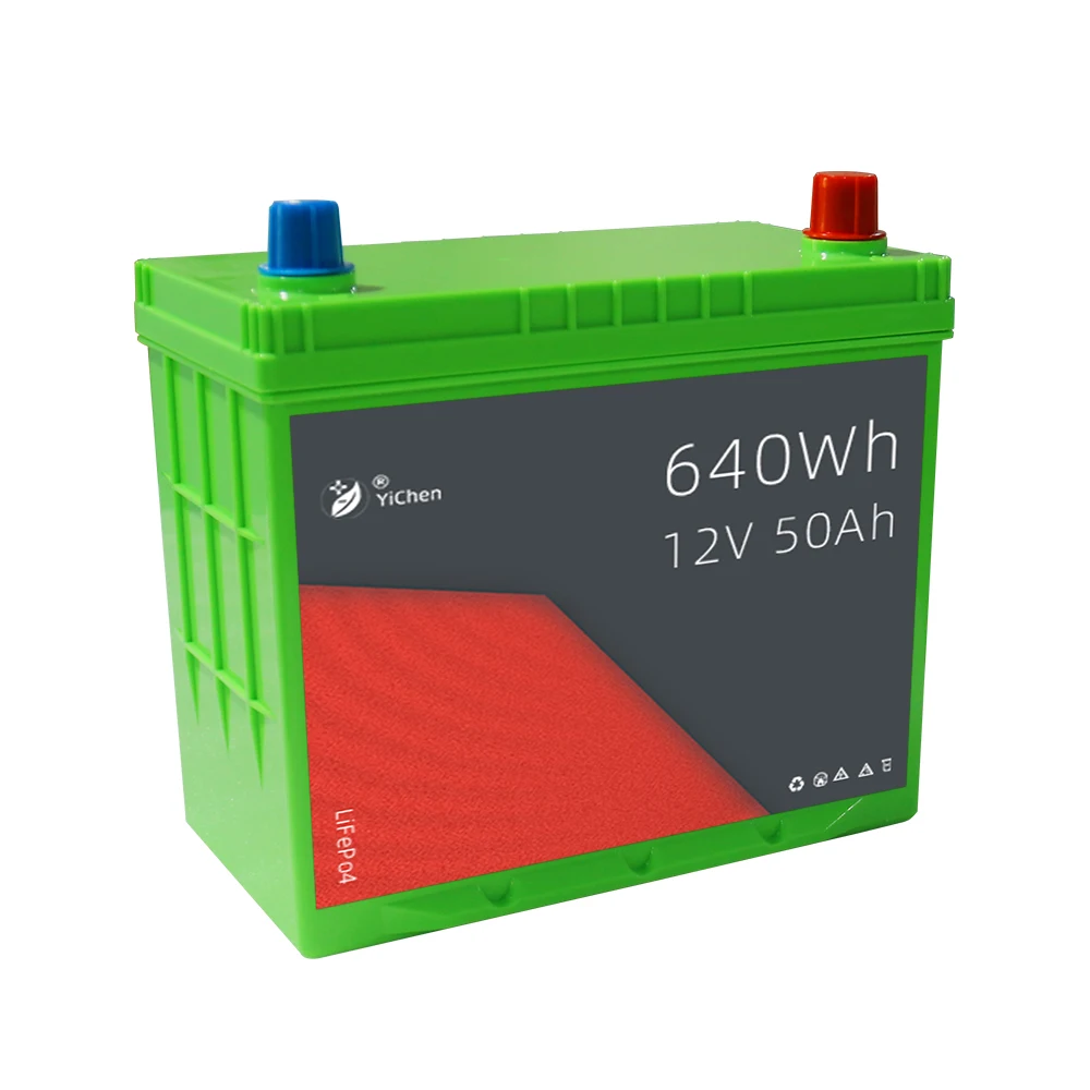Свинцово-кислотная сменная литиевая батарея LiFePO4 12 в 50 Ач для электромобиля