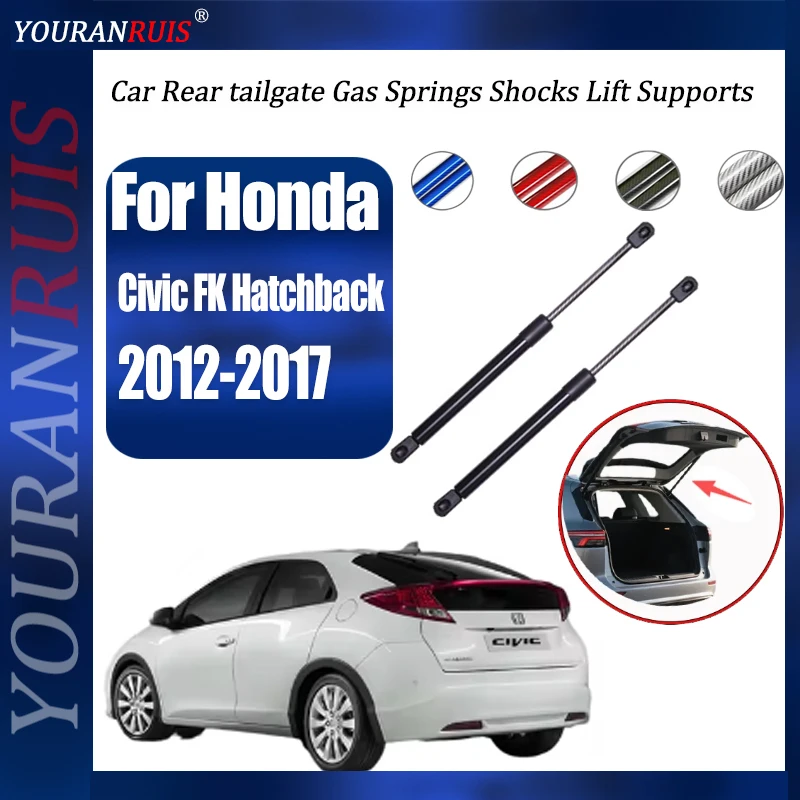 Фото Газовые упоры багажника (пружины) OE 74820-TV0-E011-M1 для Honda Civic FK Hatchback 2012-2017, задний амортизатор, стойка, пружинный стержень №1
