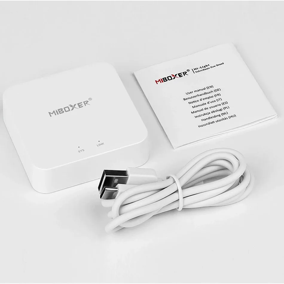 Фото Miboxer WL-IBox2 поддерживает третье наименование, Голосовое управление, беспроводное управление Wi-Fi, подходит для всех 2,4 ГГц светодиодных ламп се... №3
