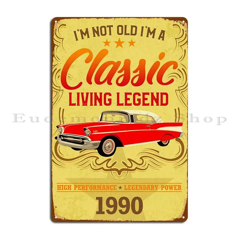 

Мой не старый подарок 1990, металлические фотообои для гаража, индивидуальный дизайн, фотоплакат