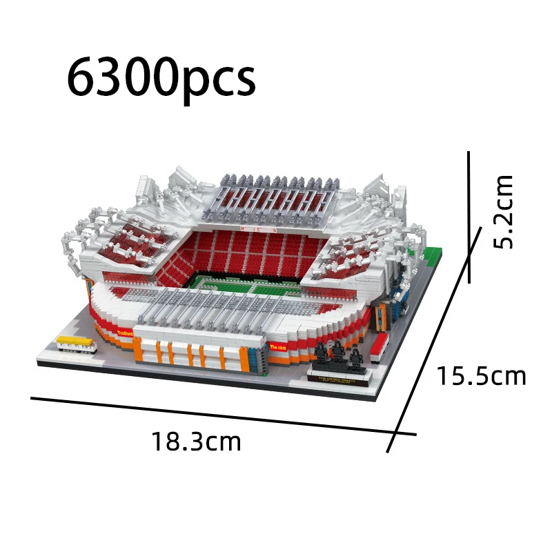 Микро кирпичи мини архитектурные блоки алмазные наборы для футбольного стадиона