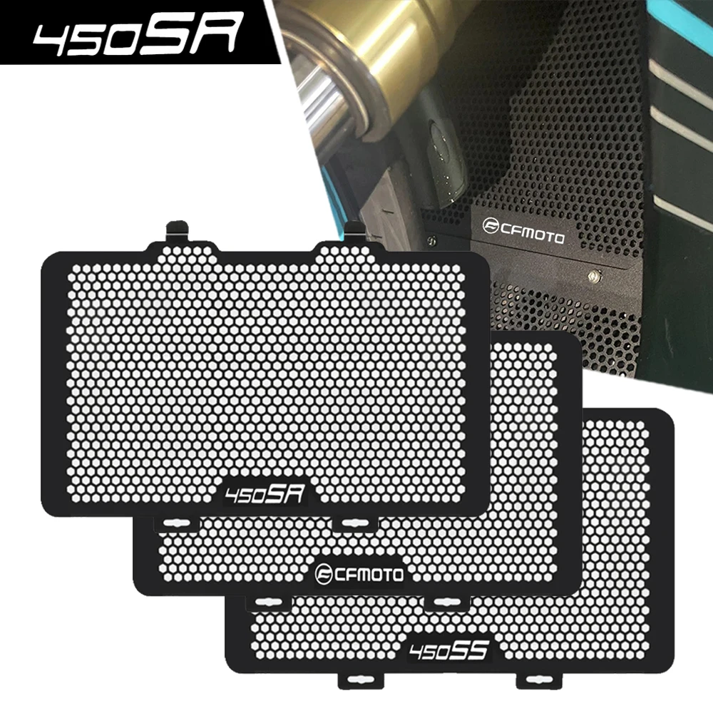 

450 SR SS NK 2023 Motorcycle Accessories Radiator Grille Cylinder Engine Guard Cover Set For CFMOTO 450SR 450SS 450NK 2022-2024