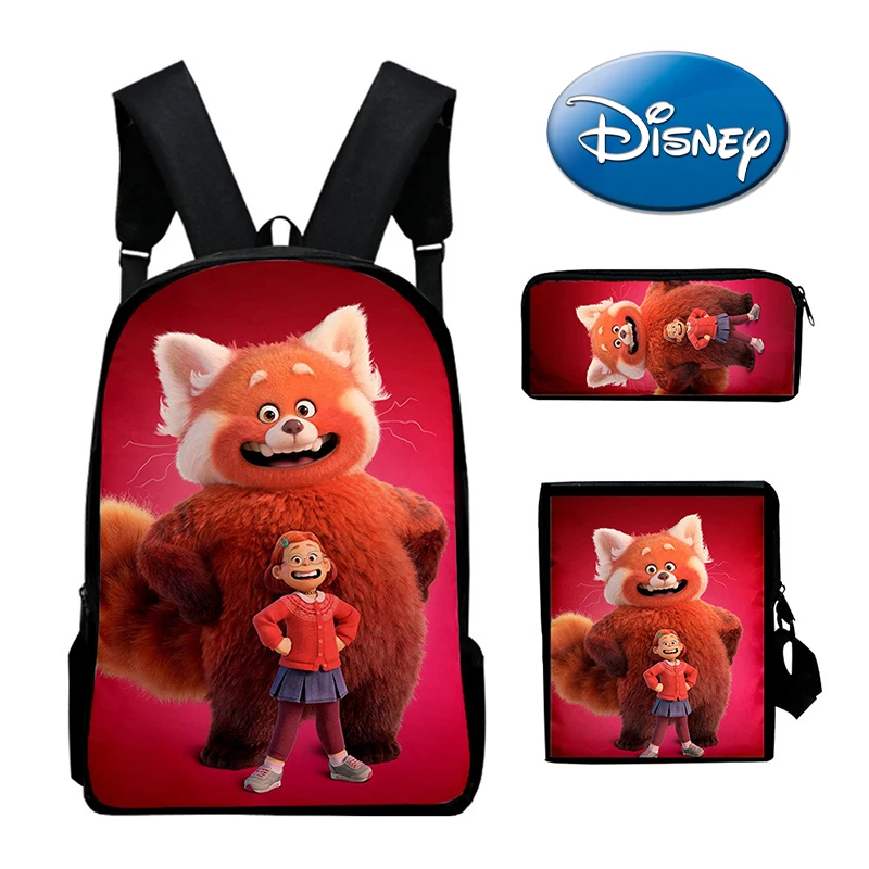 

Nnw Disney Pixar Turning Red School Bags Backpacks Waterproof Kids Bags Big Capacity Travel Bag Teenagers SchoolBag Storage Bag