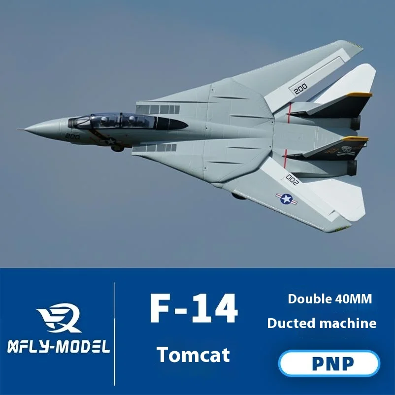 F14 Tomcat 40 мм радиоуправляемый самолет с двойным двигателем переменное крыло